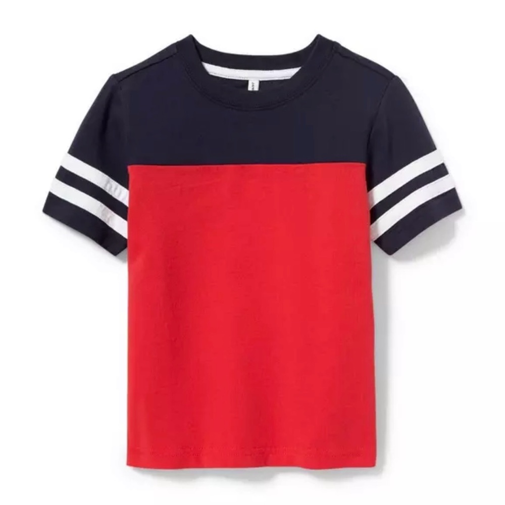 Janie and Jack Boys Colorblock Top